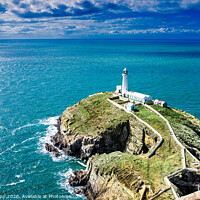 Buy canvas prints of South Stack Lighthouse. by Bill Allsopp