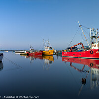 Buy canvas prints of Fishermans harbour. by Bill Allsopp