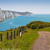 Buy canvas prints of Path to the coast. by Bill Allsopp