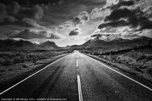 Road to the Cuillins. Picture Board by Bill Allsopp