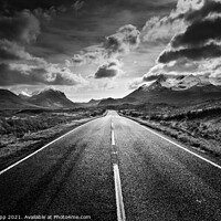 Buy canvas prints of Road to the Cuillins. by Bill Allsopp