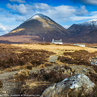 Buy canvas prints of Red Cuillins behind Allt Dearg House by Bill Allsopp