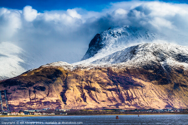 Ben Nevis from Corpach Picture Board by Bill Allsopp