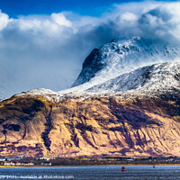 Buy canvas prints of Ben Nevis from Corpach by Bill Allsopp