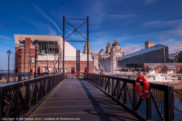 Pier Head, Liverpool. Picture Board by Bill Allsopp