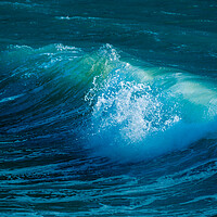 Buy canvas prints of Breaking wave on the Cornish Coast. by Bill Allsopp