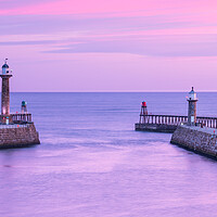Buy canvas prints of Whitby harbour. by Bill Allsopp