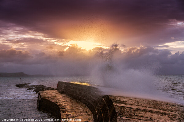 Stormy sunrise. Picture Board by Bill Allsopp