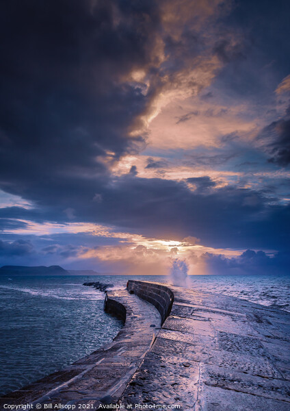 Cobb and clouds. Picture Board by Bill Allsopp