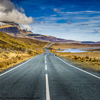 Buy canvas prints of The road to the Storr. by Bill Allsopp