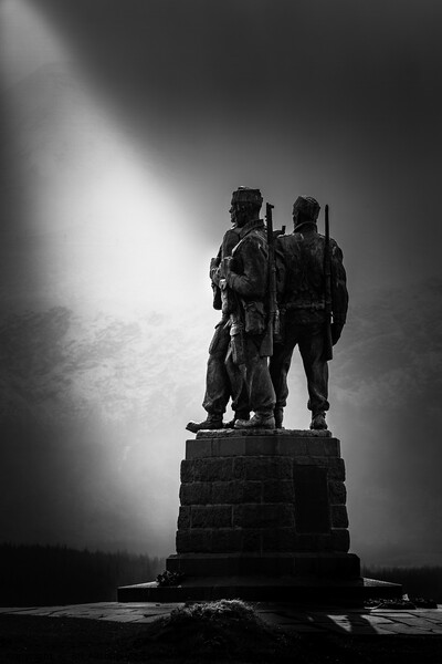 The Commando Memorial Picture Board by Bill Allsopp