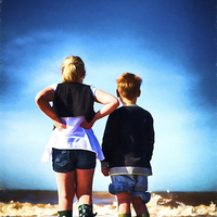 Buy canvas prints of  Looking Out to Sea by Tracy Brown-Percival