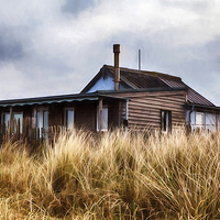 Buy canvas prints of  Beach Front House by Tracy Brown-Percival