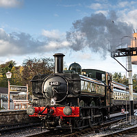 Buy canvas prints of Buckfastleigh Steam train by Lee Milner