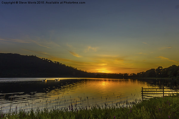  Lake District Sunset Picture Board by Steve Morris