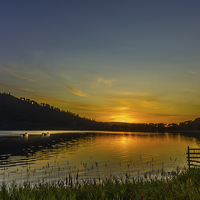 Buy canvas prints of  Lake District Sunset by Steve Morris