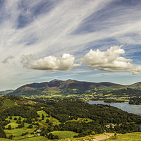Buy canvas prints of Northern Lake District Panorama by Steve Morris