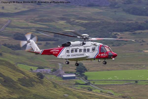  Coastguard Sikorsky S92 Picture Board by Steve Morris