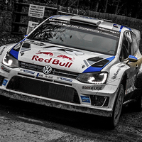 Buy canvas prints of  Volkswagen WRC by Steve Morris