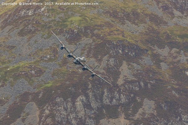 Avro Lancaster 'Leader' Picture Board by Steve Morris