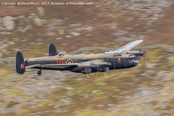 Lancaster Bomber Picture Board by Steve Morris