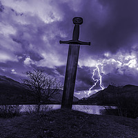 Buy canvas prints of Sword of Llanberis by Steve Morris