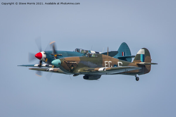Spitfire & Hurricane Picture Board by Steve Morris