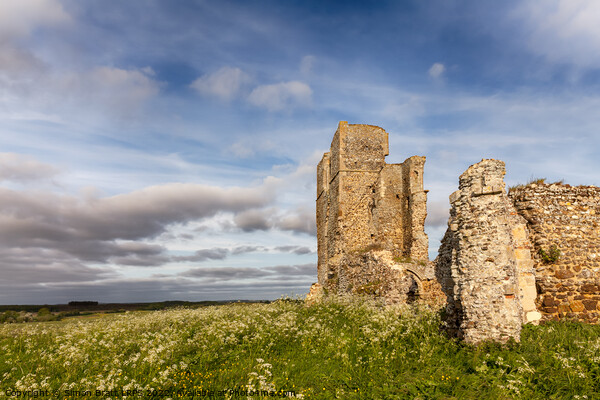 Ancient ruins in rural English landscape Picture Board by Simon Bratt LRPS