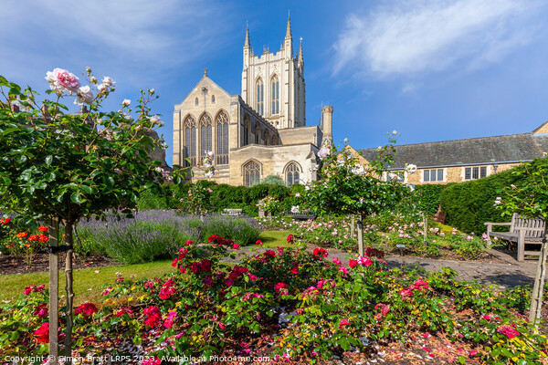 St. Edmundsbury Cathedral in Bury St. Edmunds in Suffolk Picture Board by Simon Bratt LRPS