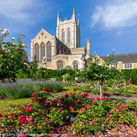 Buy canvas prints of St. Edmundsbury Cathedral in Bury St. Edmunds in Suffolk by Simon Bratt LRPS