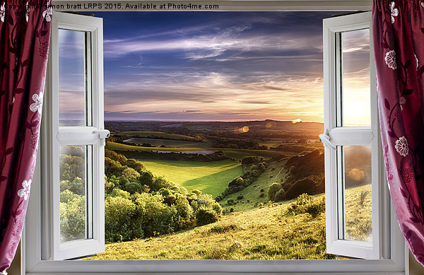 Amazing window view Picture Board by Simon Bratt LRPS