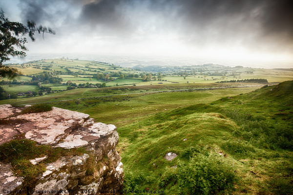 Brecon Beacons in Wales landscape view Picture Board by Simon Bratt LRPS
