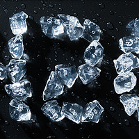 Buy canvas prints of H2O water symbol written in ice cubes and melting by Simon Bratt LRPS