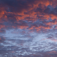 Buy canvas prints of Dramatic pink sunset cloudscape 72 by Simon Bratt LRPS