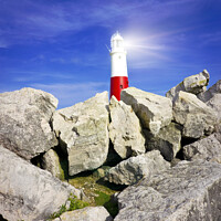 Buy canvas prints of Portland Bill Lighthouse in Dorset UK by Simon Bratt LRPS