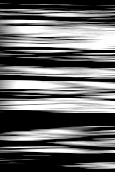 Black and white striped wave pattern Picture Board by Simon Bratt LRPS
