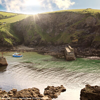 Buy canvas prints of Port Isaac in North Cornwall England sea port by Simon Bratt LRPS