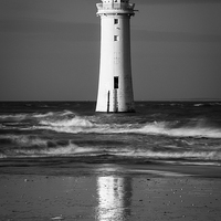 Buy canvas prints of  Lighthouse reflections by Paul Greenhalgh