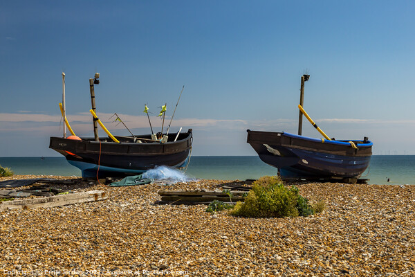 Boats on Shore Picture Board by Ernie Jordan