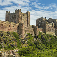 Buy canvas prints of Bamburgh Castle by Ernie Jordan