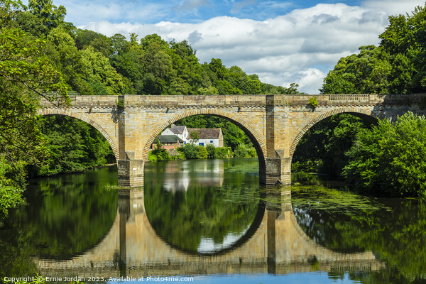 Prebends Bridge, Durham Picture Board by Ernie Jordan
