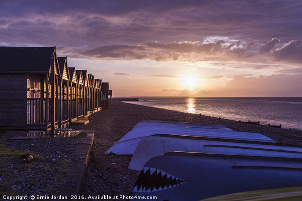 Herne Bay sunset. Picture Board by Ernie Jordan