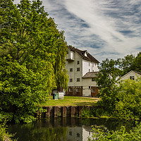 Buy canvas prints of The old mill by Ernie Jordan