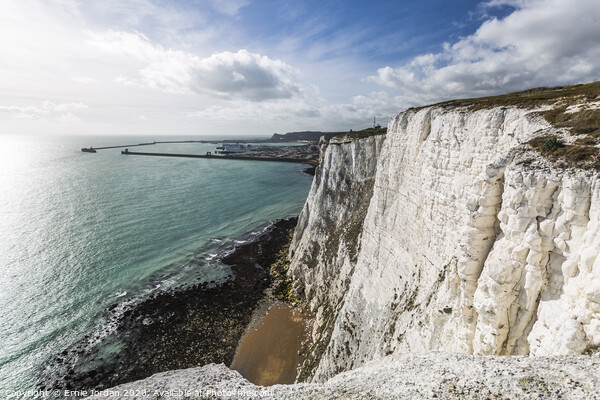 White Cliffs of Dover Picture Board by Ernie Jordan