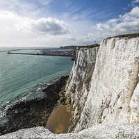 Buy canvas prints of White Cliffs of Dover by Ernie Jordan
