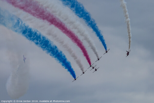 Smoke Trails Picture Board by Ernie Jordan