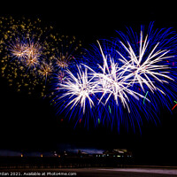 Buy canvas prints of Blackpool International Fireworks competition 5 of 5 by Ernie Jordan
