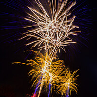 Buy canvas prints of Fireworks 7103 by Ernie Jordan
