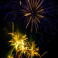 Buy canvas prints of Fireworks 7104 by Ernie Jordan