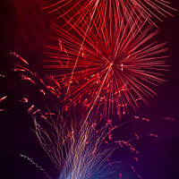 Buy canvas prints of Fireworks 7114 by Ernie Jordan